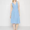 Wal G Addison V Neck Midi Dress – Jersey Dress . Excellent|Women Dress