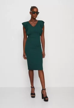 Wal G Alessia Frill Sleeve Midi Dress – Jersey Dress . Online Sales|Women Dress
