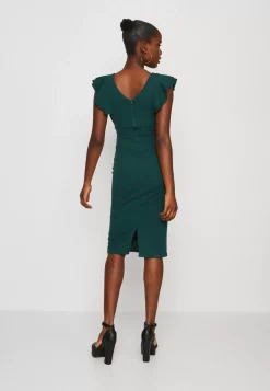 Wal G Alessia Frill Sleeve Midi Dress – Jersey Dress . Online Sales|Women Dress