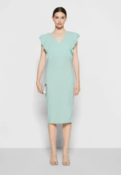 Wal G Alessia Frill Sleeve Midi Dress – Jersey Dress . Crazy Deals|Women Dress