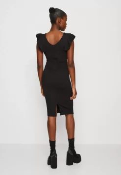 Wal G Alessia Frill Sleeve Midi Dress – Jersey Dress . Sale|Women Dress