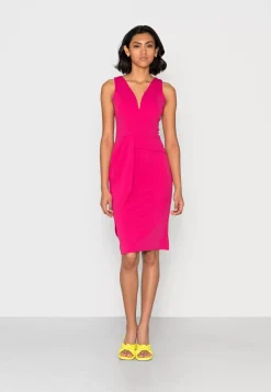 Wal G Ambra V Neck Midi Dress – Cocktail Dress / Party Dress . Popular|Women Dress