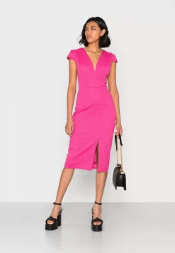 Wal G Armina V Neck Cap Sleeve Midi Dress – Cocktail Dress / Party Dress . Free Delivery|Women Dress