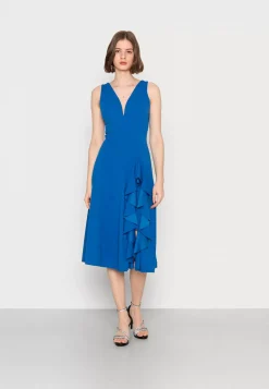 Wal G Ashton Frill Midi Dress – Cocktail Dress / Party Dress . Free Delivery|Women Dress
