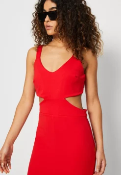 Wal G Brodie Cut Out Midi – Jersey Dress . Online Sales|Women Dress