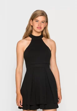 Wal G Cheryl Halter Neck Skater Dress – Day Dress . Closeout Sale|Women Dress