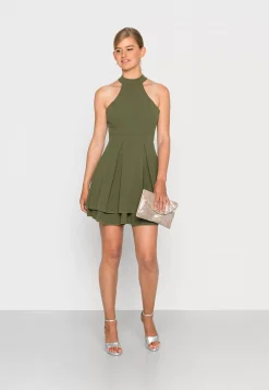Wal G Cheryl Halter Neck Skater Dress – Day Dress . Crazy Deals|Women Dress