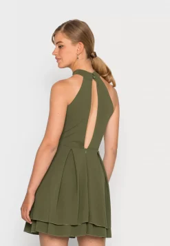 Wal G Cheryl Halter Neck Skater Dress – Day Dress . Crazy Deals|Women Dress