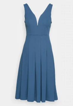 Wal G Elsa Dart Midi Dress – Cocktail Dress / Party Dress . Shop|Women Dress