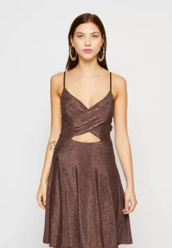 Wal G Exclusive Nye Glitter Mambo Skater – Jersey Dress . Official|Women Dress