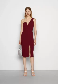 Wal G Gigi One Shoulder Midi Dress – Cocktail Dress / Party Dress . Crazy Deals|Women Dress