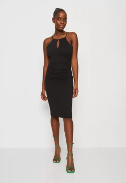 Wal G Harriet Halter Midi Dress – Jersey Dress . Official|Women Dress