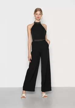 Wal G Harry Satin Band Wide Leg – Jumpsuit . Discount Sale|Women Jumpsuit