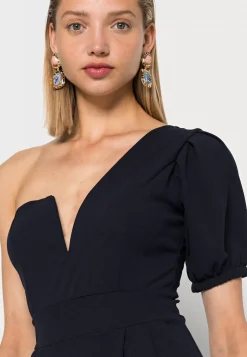 Wal G Helvia One Sleeve V Neck – Jumpsuit . Online Sales|Women Jumpsuit