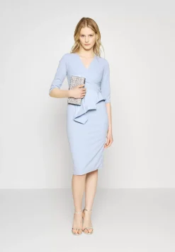 Wal G Isabella Wrap Midi Dress – Jersey Dress . Closeout Sale|Women Dress