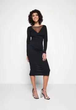 Wal G Jess Scallop Neck Midi Dress – Cocktail Dress / Party Dress . Excellent|Women Dress
