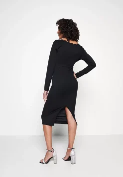 Wal G Jess Scallop Neck Midi Dress – Cocktail Dress / Party Dress . Excellent|Women Dress