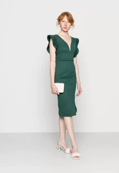 Wal G Jessy Perforated Midi Dress – Shift Dress . Special|Women Dress