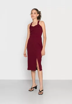 Wal G Jimmy Cross Over Midi Dress – Cocktail Dress / Party Dress . Cheap Online|Women Dress