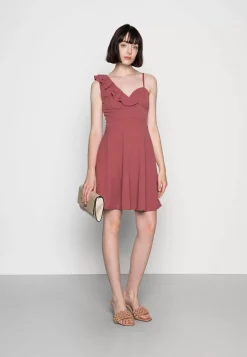 Wal G Jolene Asymmetric Skater Dress – Jersey Dress . Closeout Sale|Women Dress