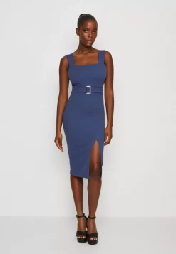 Wal G Jumina Buckle Midi – Jersey Dress . Tendy Style|Women Dress