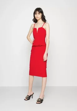 Wal G Kathy Peplum Midi Dress – Jersey Dress . Tendy Style|Women Dress