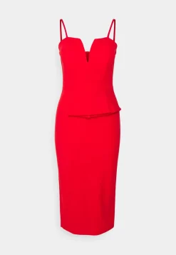 Wal G Kathy Peplum Midi Dress – Jersey Dress . Tendy Style|Women Dress