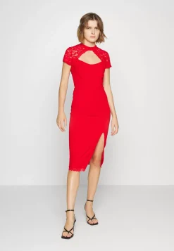 Wal G Latifa Detail Midi Dress – Cocktail Dress / Party Dress . Closeout Sale|Women Dress