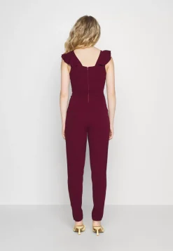Wal G Leah Ruffle V Neck Jumpsuit – Jumpsuit . Shop|Women Jumpsuit