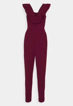 Wal G Leah Ruffle V Neck Jumpsuit – Jumpsuit . Shop|Women Jumpsuit