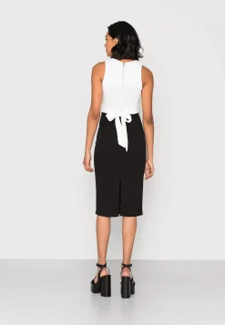 Wal G Lova V Neck Bow Midi Dress – Cocktail Dress / Party Dress . Hot Selling|Women Dress