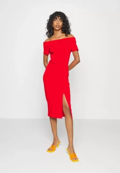 Wal G Love Off The Shoulder Midi Dress – Shift Dress . Crazy Deals|Women Dress