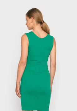Wal G Malcolm Round Neck Pleat Midi Dress – Shift Dress . Free Delivery|Women Dress