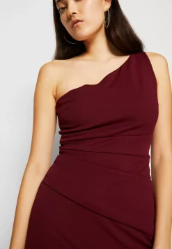 Wal G Marge One Shoulder Midi – Jersey Dress . Closeout Sale|Women Dress