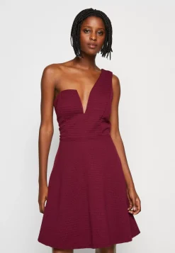 Wal G One Shoulder Skater Dress – Jersey Dress . Tendy Style|Women Dress