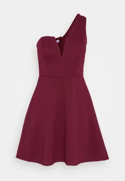 Wal G One Shoulder Skater Dress – Jersey Dress . Tendy Style|Women Dress