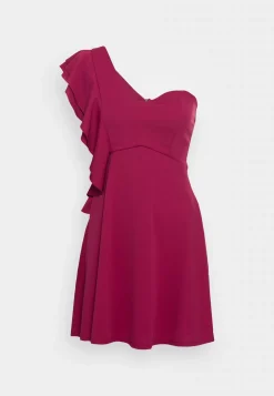 Wal G One Shoulder Skater Dress – Jersey Dress . Online Sales|Women Dress