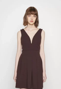 Wal G Plain V Neck Skater – Day Dress . Online Sales|Women Dress
