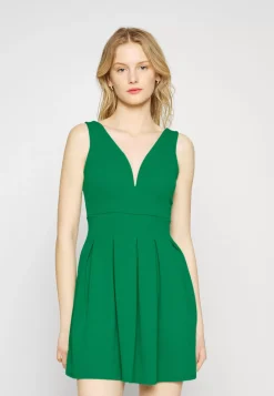 Wal G Pleated Fit And Flare – Cocktail Dress / Party Dress . Online Sales|Women Dress