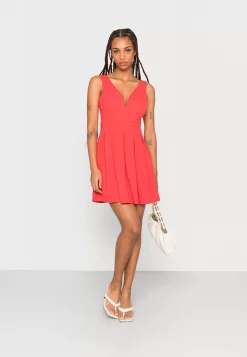 Wal G Pleated Fit And Flare – Cocktail Dress / Party Dress . Closeout Sale|Women Dress
