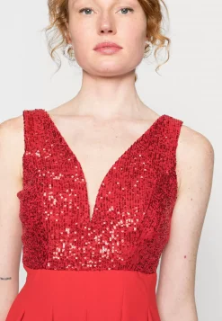 Wal G Pleated Sequin Skater Dress – Cocktail Dress / Party Dress . Sale|Women Dress