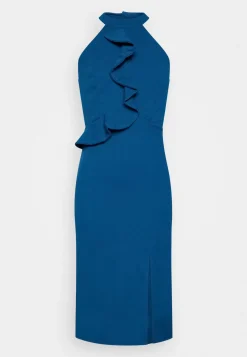 Wal G Sasha Frill Neck Midi Dress – Jersey Dress . Sale|Women Dress