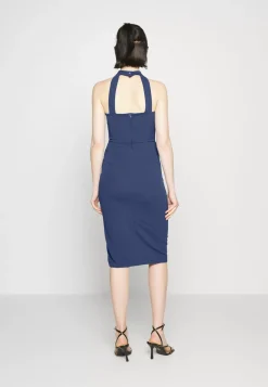 Wal G Sasha Frill Neck Midi Dress – Jersey Dress . Sale|Women Dress