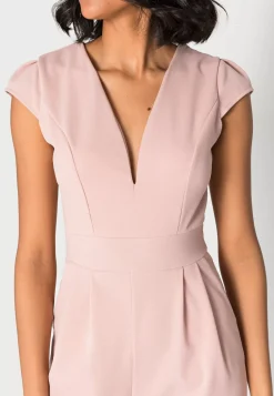 Wal G Short Sleeve V Neck – Jumpsuit . Free Delivery|Women Jumpsuit