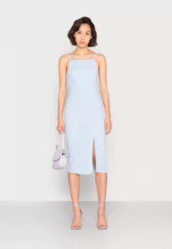 Wal G Strappy Square Neck Midi Dress – Shift Dress . Excellent|Women Dress