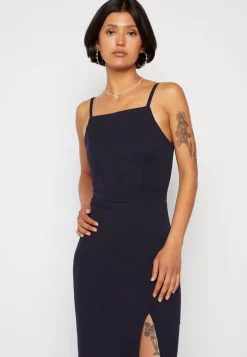 Wal G Strappy Square Neck Midi Dress – Shift Dress . Online Sales|Women Dress