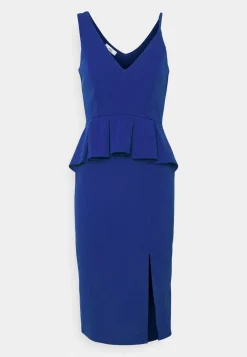 Wal G Sweeny Peplum Midi Dress – Jersey Dress . Discount Sale|Women Dress