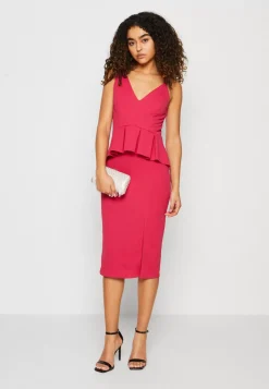 Wal G Sweeny Peplum Midi Dress – Jersey Dress . Top Sellers|Women Dress
