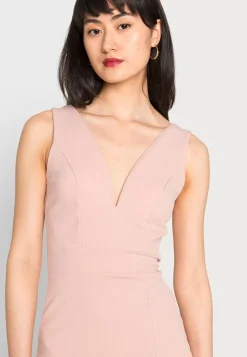 Wal G V Neck Midi – Jersey Dress . Closeout Sale|Women Dress