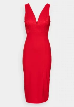 Wal G V Neck Midi Dress – Shift Dress . Online Sales|Women Dress